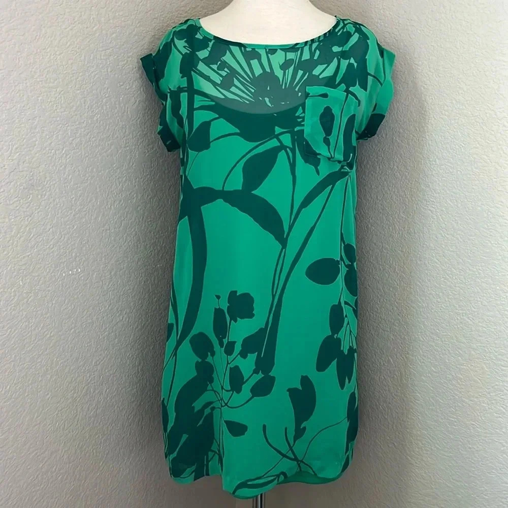 OLD NAVY green floral dress